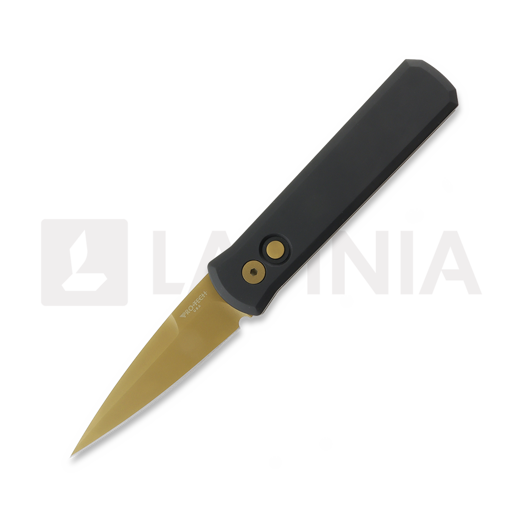 Pro-Tech Godson Tan PVD סכין מתקפלת, שחור 721-TAN