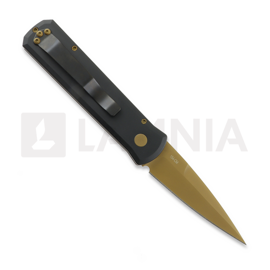 Coltello pieghevole Pro-Tech Godson Tan PVD, nero 721-TAN