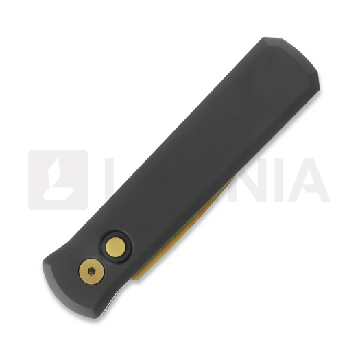 Navaja Pro-Tech Godson Tan PVD, negro 721-TAN