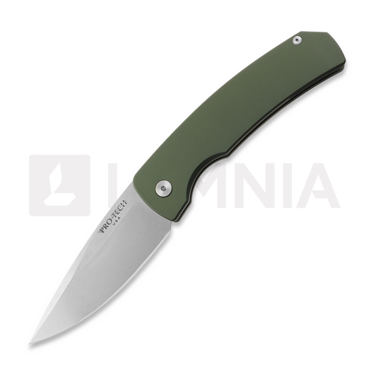 Skladací nôž Pro-Tech MAGIC 2, Green Aluminum, Stonewash M2601-GREEN