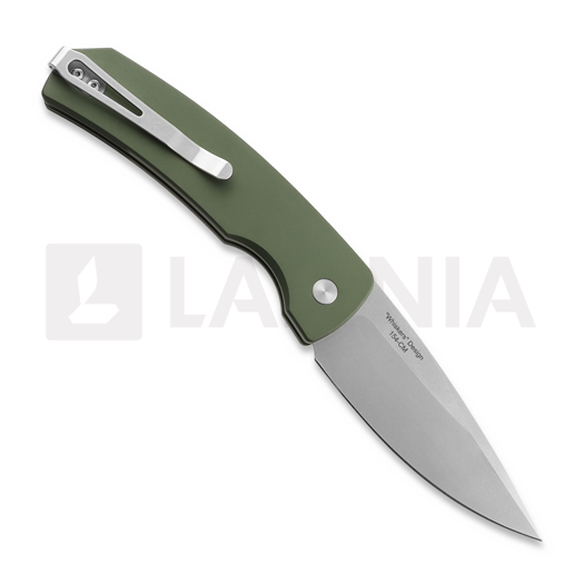 Pro-Tech MAGIC 2 foldekniv, Green Aluminum, Stonewash M2601-GREEN