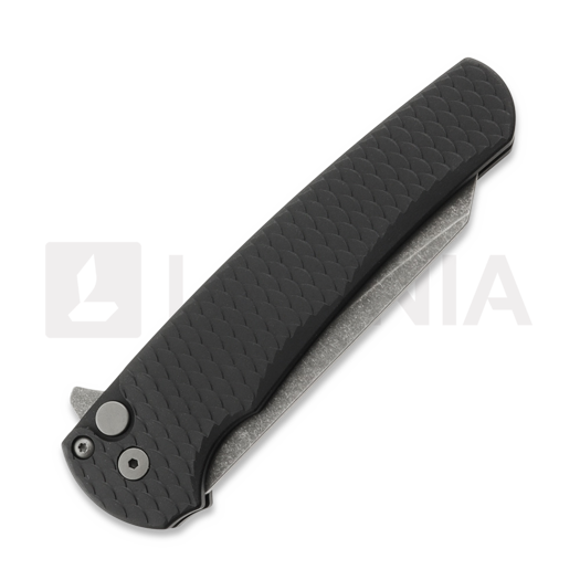 Coltello pieghevole Pro-Tech Malibu Acid Wash, Dragonscale Aluminum, nero 5435-AW