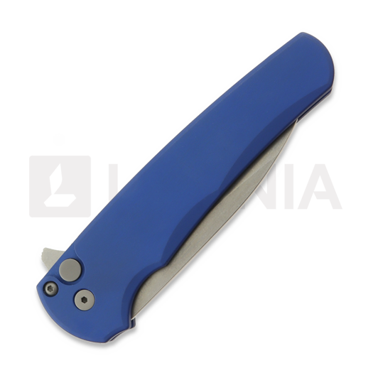 Pro-Tech Malibu Flipper Blue 折り畳みナイフ, Stonewash 5301-BLUE