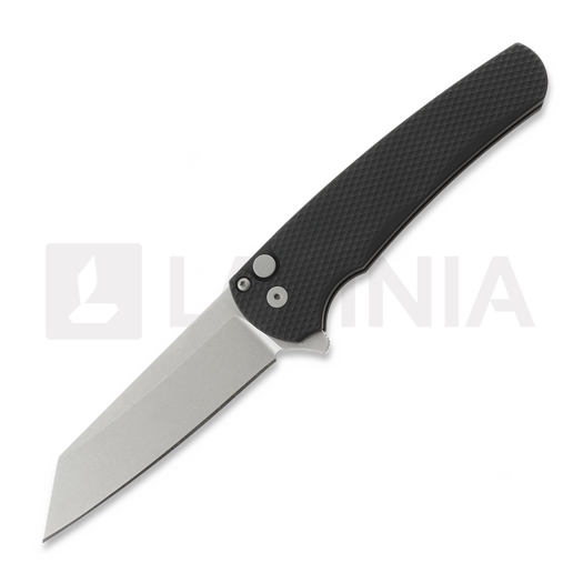 Складной нож Pro-Tech Malibu Flipper Textured Black, Stonewash 5405