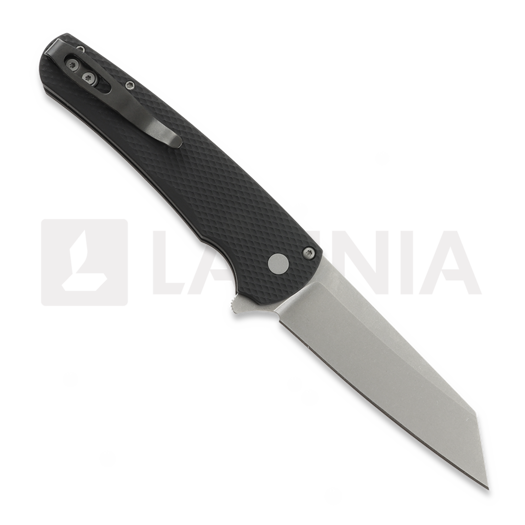 Couteau pliant Pro-Tech Malibu Flipper Textured Black, Stonewash 5405