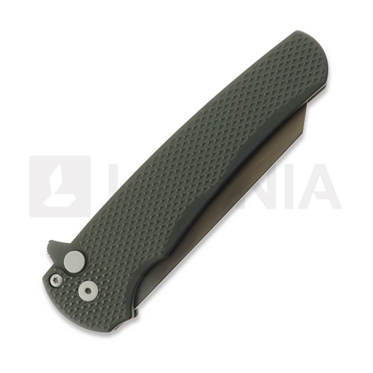 Pro-Tech Malibu Smoky Grey DLC k&auml;&auml;nt&ouml;veitsi, Textured Green 5406-SGGREEN