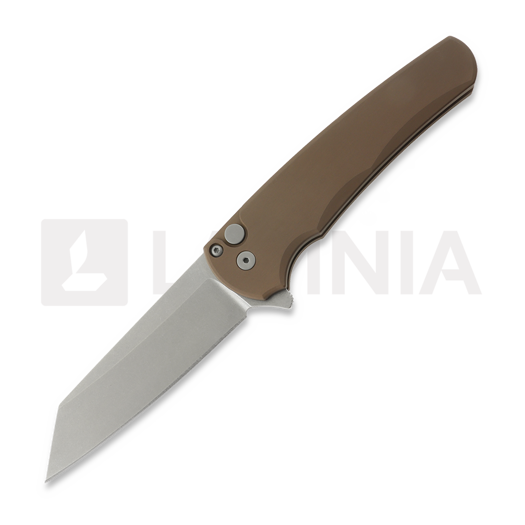 Складной нож Pro-Tech Malibu Stonewashed, FDE Aluminum 5401-FDE