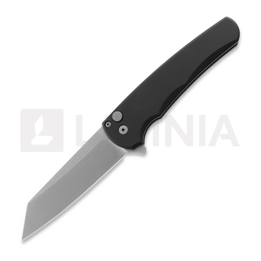 Pro-Tech Malibu Stonewashed Reverse Tanto kääntöveitsi, musta 5401