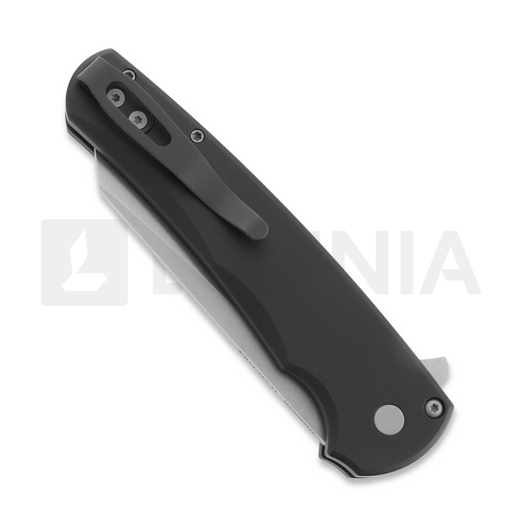 Pro-Tech Malibu Stonewashed Reverse Tanto összecsukható kés, fekete 5401