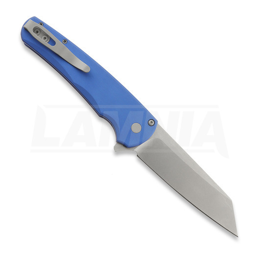 Coltello pieghevole Pro-Tech Malibu Stonewashed Reverse Tanto, blu 5401-BLUE