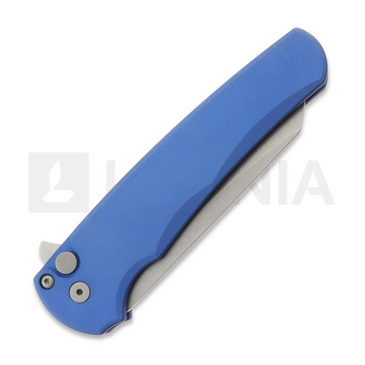 Pro-Tech Malibu Stonewashed Reverse Tanto sulankstomas peilis, mėlyna 5401-BLUE