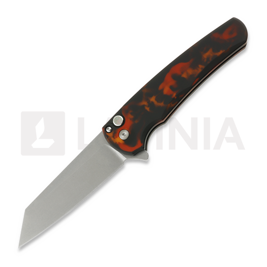 Pro-Tech Malibu Stonewashed Reverse Tanto Del Fuego 접이식 나이프 5401-DF