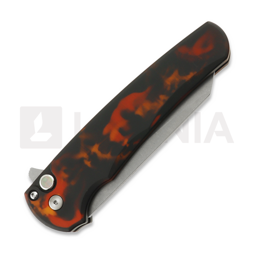 Briceag Pro-Tech Malibu Stonewashed Reverse Tanto Del Fuego 5401-DF