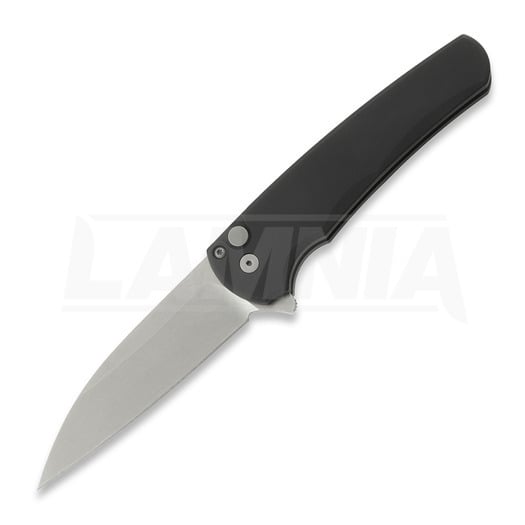 Pro-Tech Malibu Wharncliffe Magnacut 접이식 나이프, 검정 5301