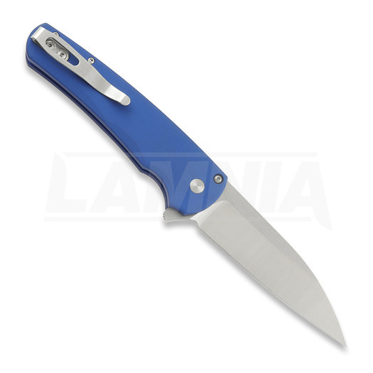 Pro-Tech Malibu Wharncliffe Magnacut 折り畳みナイフ, 青 5300-LTDBLUE