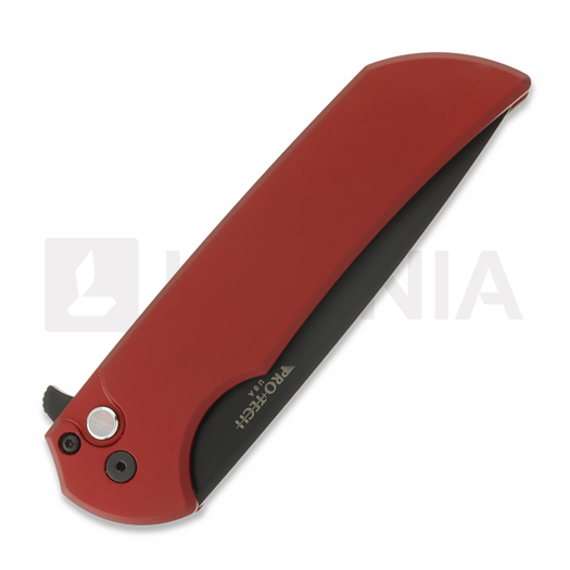 Pro-Tech Mordax DLC Magnacut sulankstomas peilis, Red MX103-LTDRED