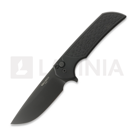Pro-Tech Mordax DLC kääntöveitsi, Textured Aluminum, musta MX106-GRIDLOCK