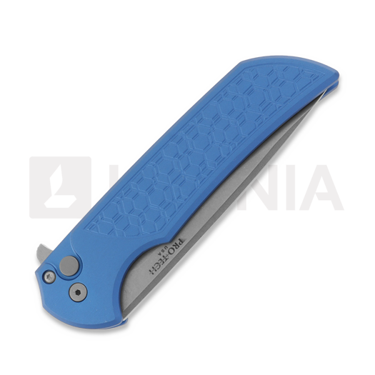 มีดพับ Pro-Tech Mordax Stonewashed Magnacut Blue Gridlock Texture MX105-BLUEGRIDLOCK