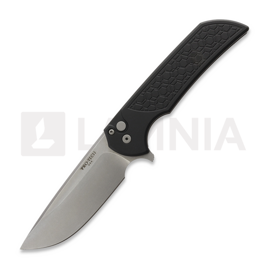 Navaja Pro-Tech Mordax Stonewashed, Textured, negro MX105-GRIDLOCK