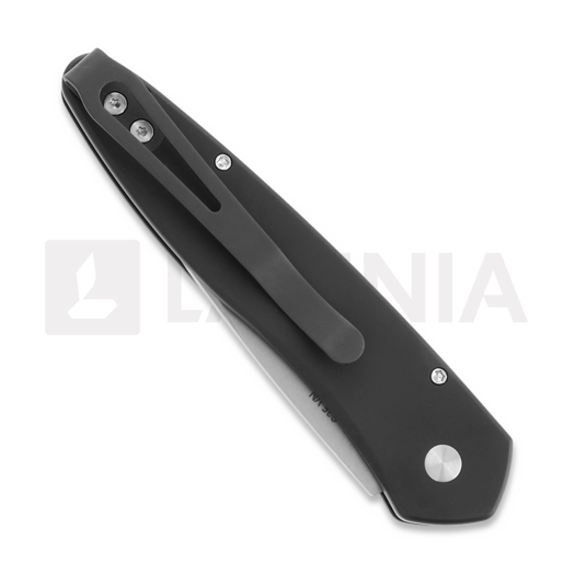 Pro-Tech Newport Tuxedo sulankstomas peilis, Black/Ivory, Stonewash 3451