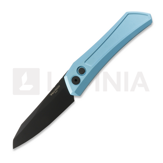 Pro-Tech Oligarch 折叠刀, Blue Aluminum, DLC DS103TBLUE