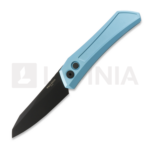 Pro-Tech Oligarch 折叠刀, Blue Aluminum, DLC DS103TBLUE