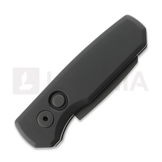 Pro-Tech Runt 5 DLC Reversed Tanto 折り畳みナイフ, 黒 R5203