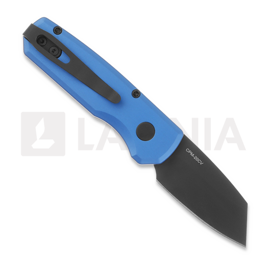 Pro-Tech Runt 5 DLC Reversed Tanto 折り畳みナイフ, 青 R5203-BLUE