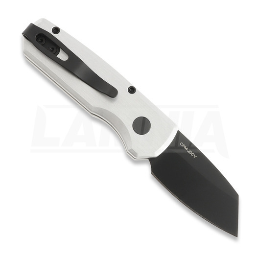Coltello pieghevole Pro-Tech Runt 5 DLC Reversed Tanto, silver R5203-SILVER
