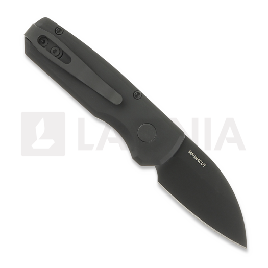 Coltello pieghevole Pro-Tech Runt 5 DLC Wharncliffe, nero R5303