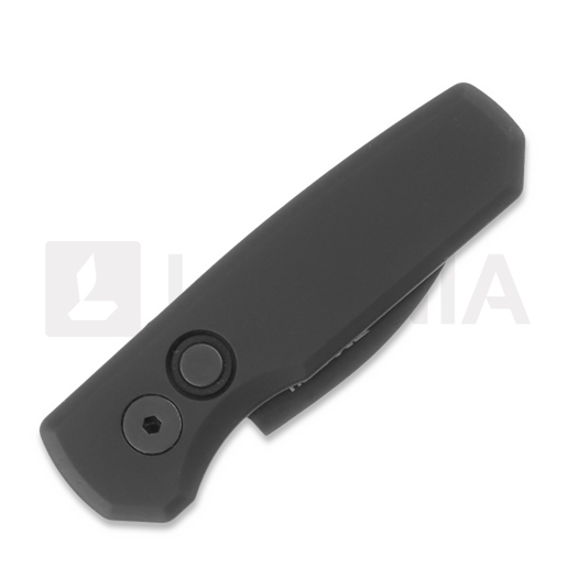 Pro-Tech Runt 5 DLC Wharncliffe 折り畳みナイフ, 黒 R5303