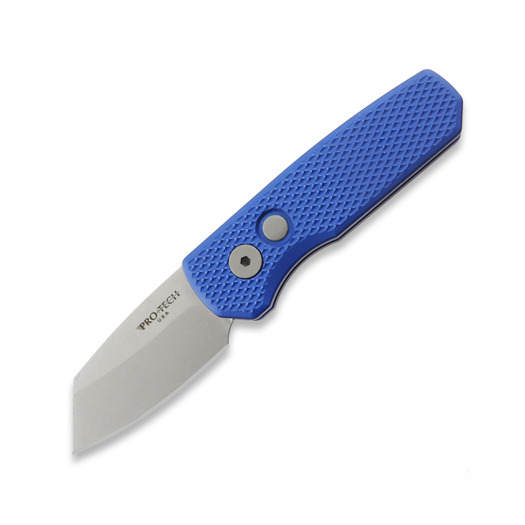 Складний ніж Pro-Tech Runt 5 Stonewashed Reverse Tanto, Textured, синiй R5205-BLUE