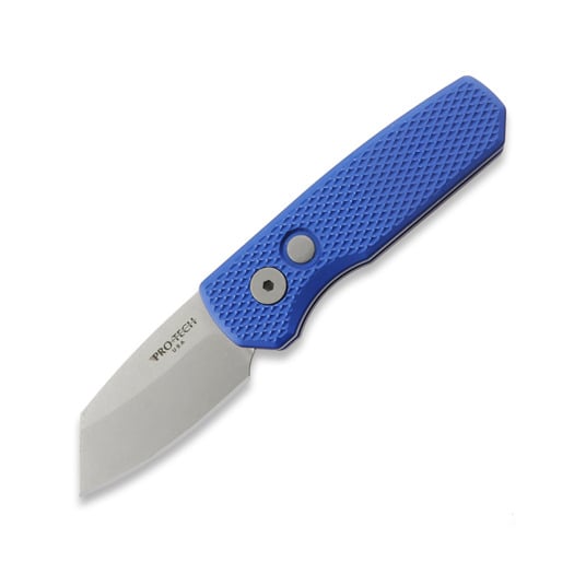 Skladací nôž Pro-Tech Runt 5 Stonewashed Reverse Tanto, Textured, modrá R5205-BLUE