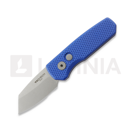 Coltello pieghevole Pro-Tech Runt 5 Stonewashed Reverse Tanto, Textured, blu R5205-BLUE