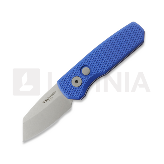 Briceag Pro-Tech Runt 5 Stonewashed Reverse Tanto, Textured, albastru R5205-BLUE