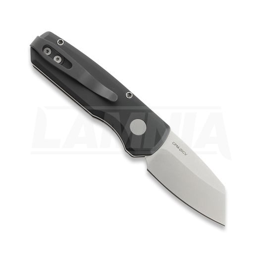 Pro-Tech Runt 5 Stonewashed Reversed Tanto sulankstomas peilis, juoda R5201