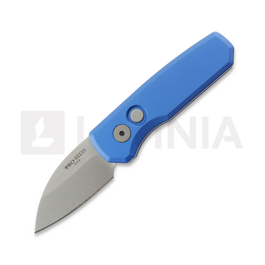 Skladací nôž Pro-Tech Runt 5 Stonewashed Wharncliffe, modrá R5301-BLUE