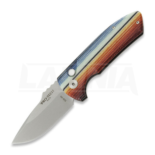 Pro-Tech SBR Mexican Blanket Micarta folding knife LG421-MEXBLANKET