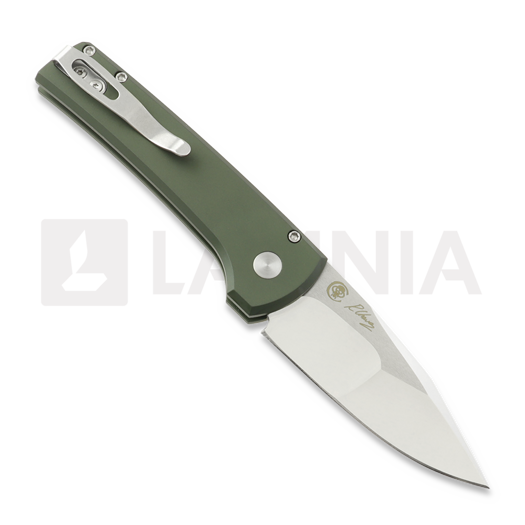 Pro-Tech Scapegoat Compact 2026 Custom folding knife, Green 2026SCCS003