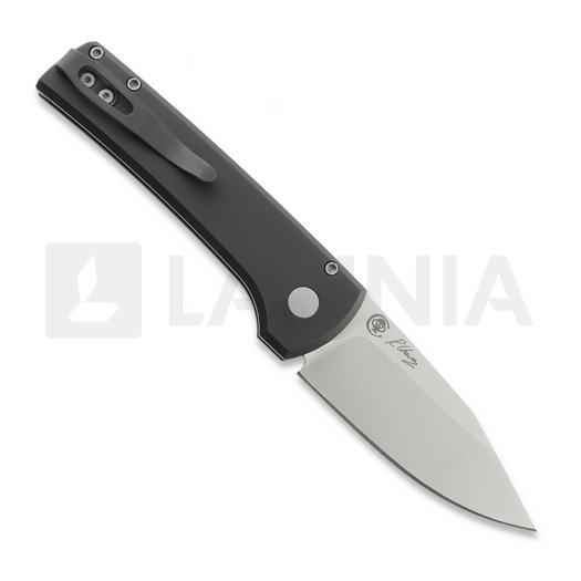 Coltello pieghevole Pro-Tech Scapegoat Compact Black Aluminum RCS1101