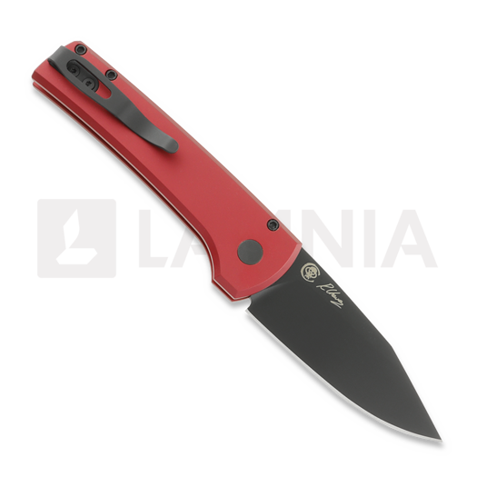 Pro-Tech Scapegoat Compact Red Aluminum folding knife RCS1103-RED