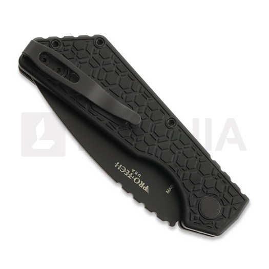 Pro-Tech Strider PT+ Auto sulankstomas peilis, Black Gridlock, DLC PT207-GRIDLOCK