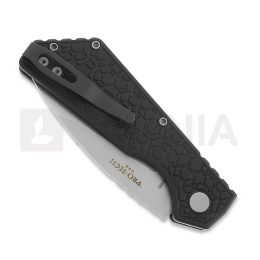 Coltello pieghevole Pro-Tech Strider PT+ Auto, Black Gridlock, Stonewash PT205-GRIDLOCK