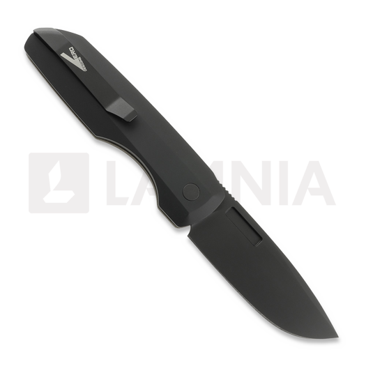 Pro-Tech Synapse sulankstomas peilis, Black Aluminum/Green Micarta, DLC VERO1213-GRNMIC