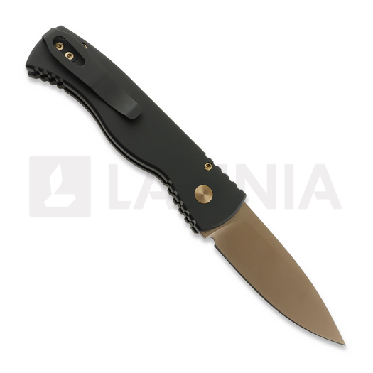 Pro-Tech Tactical Response 2 sulankstomas peilis, Black Aluminum, Rose Gold T203-RG