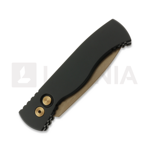 Pro-Tech Tactical Response 2 sulankstomas peilis, Black Aluminum, Rose Gold T203-RG