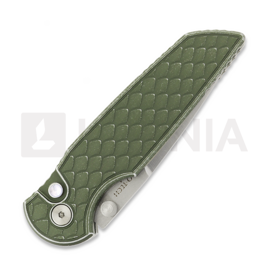 Coltello pieghevole Pro-Tech TR-3 Integrity Battleworn Reptile Green INT1105-LTDBWREPTILEGREEN
