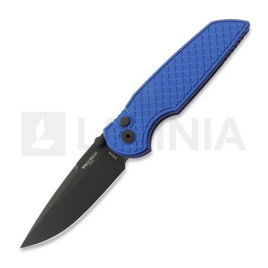 Pro-Tech TR-3 Integrity 접이식 나이프, Blue Relic, Black DLC INT106-BLUE