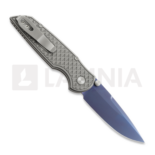 Pro-Tech TR-3 Integrity Custom k&auml;&auml;nt&ouml;veitsi, SW/Blasted Relic, Sapphire Blue INTCUSTOM003