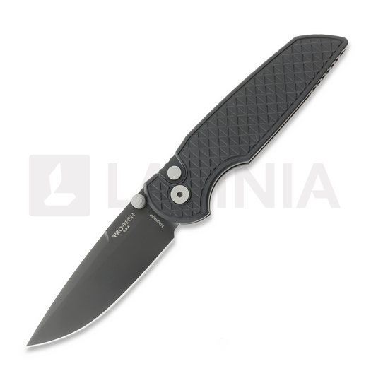 Pro-Tech TR-3 Integrity DLC kääntöveitsi, Relic Texture Black Aluminum INT1106